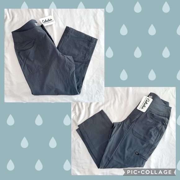 🔴 Gray Ascend Cropped Pants Sz 4 - Picture 3 of 4